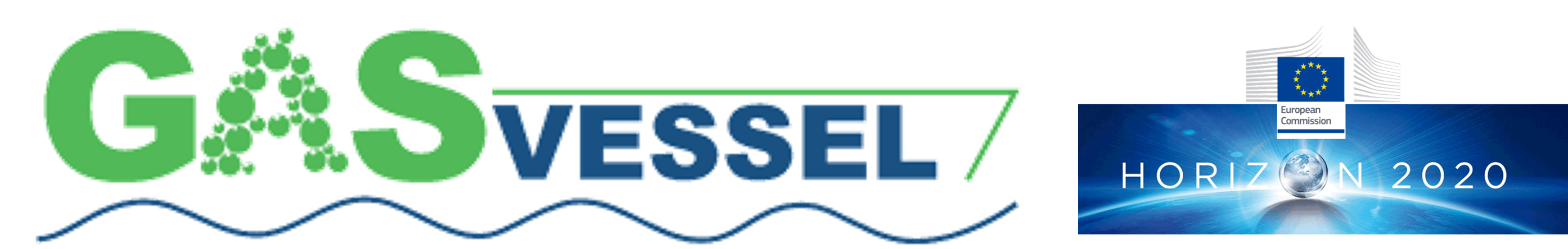 Gasvessel logo + EU Gasvessel logo EU