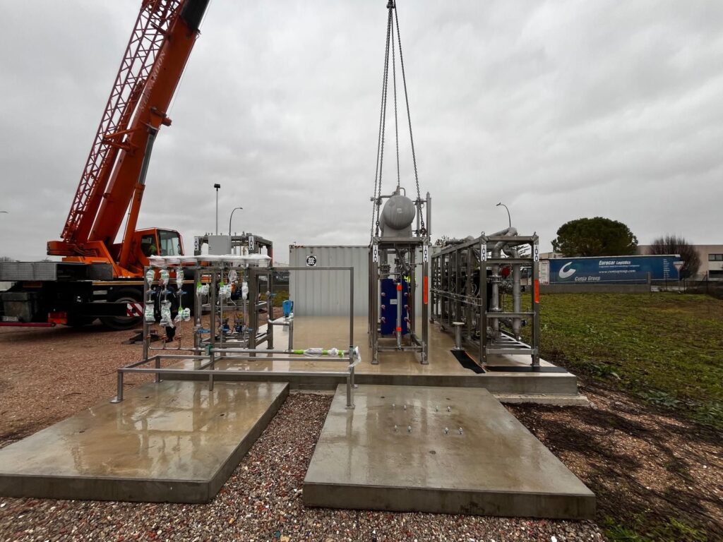 sHYpS Project Reaches New Milestone: Installation Activities Begin for On-Land LH2 System Testing Facility 1 test site